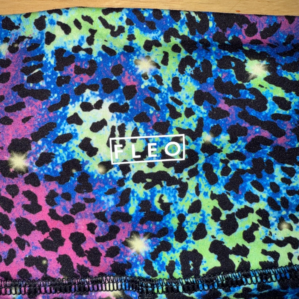 FLEO Colorful Leopard Print Leggings